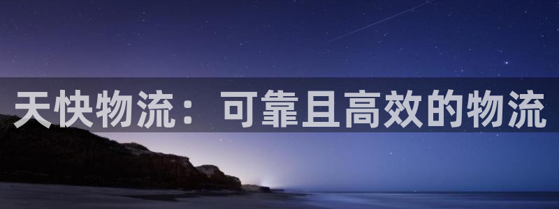 28圈登录流程：天快物流：可靠且高效